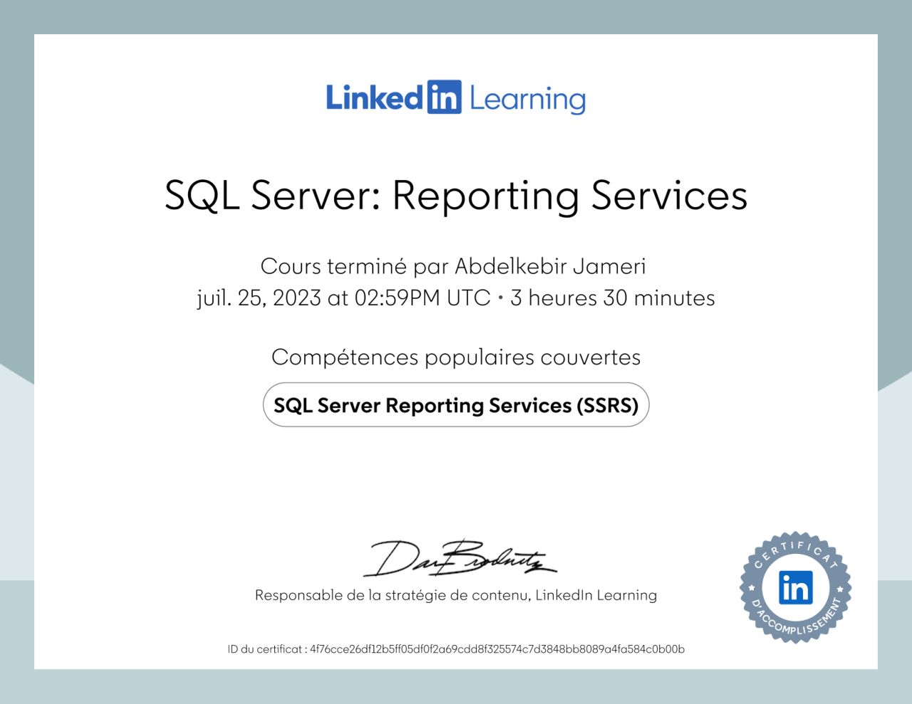 SQL Server: Reporting Services™ !